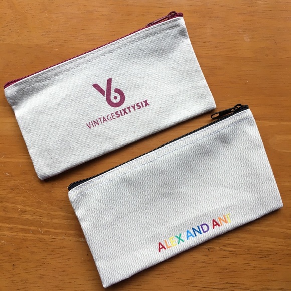 💗 Alex and Ani Set of 2 Pouches, NWOT - Picture 2 of 8